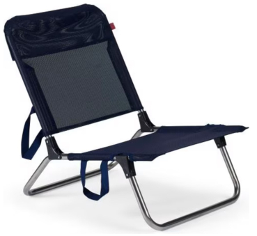 FIAM® Quick Strandstuhl Aluminium Dunkelblau